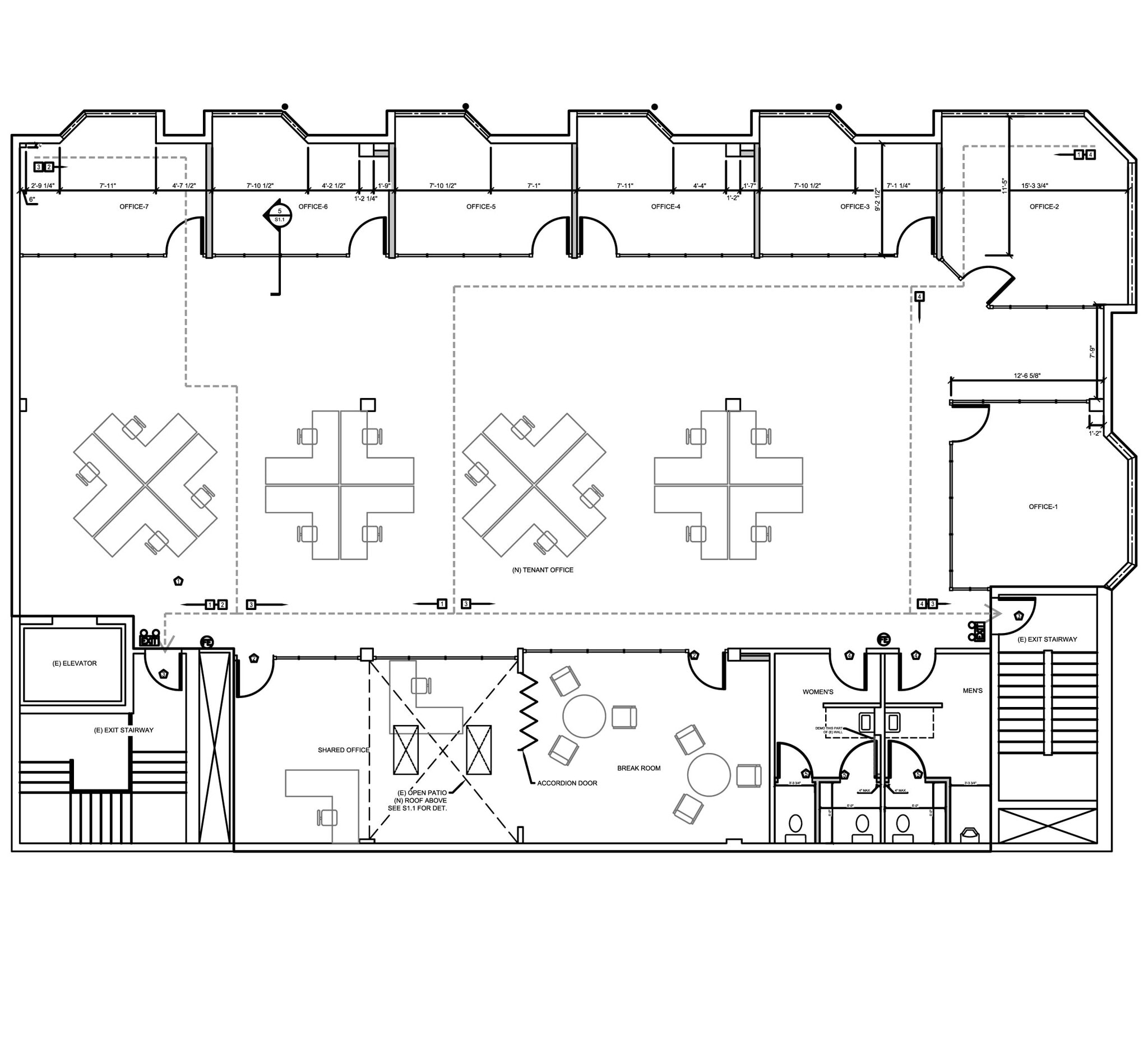 100 E Broadway Ave, Eugene, OR for lease Floor Plan- Image 1 of 5