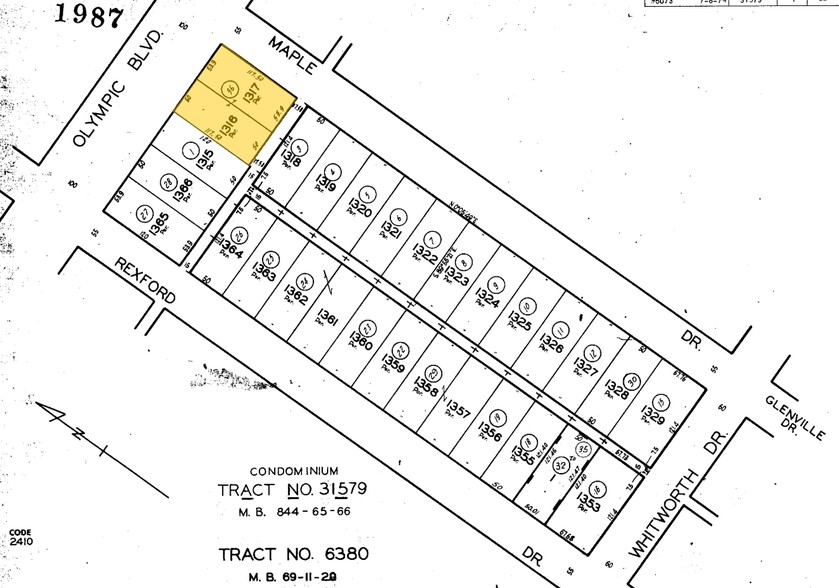 9230 W Olympic Blvd, Beverly Hills, CA à louer - Plan cadastral - Image 2 de 9