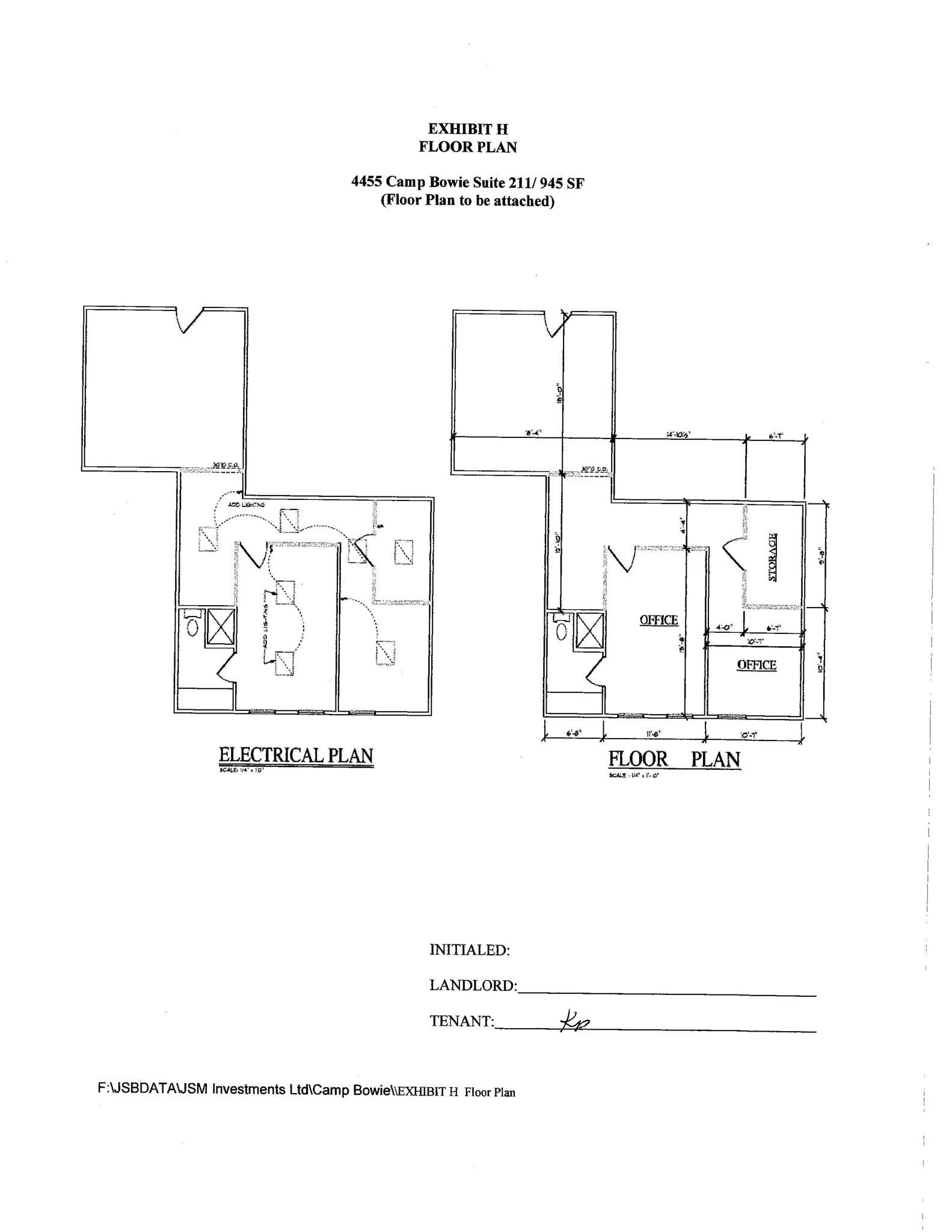 4455 Camp Bowie Blvd, Fort Worth, TX à louer Plan de site- Image 1 de 1