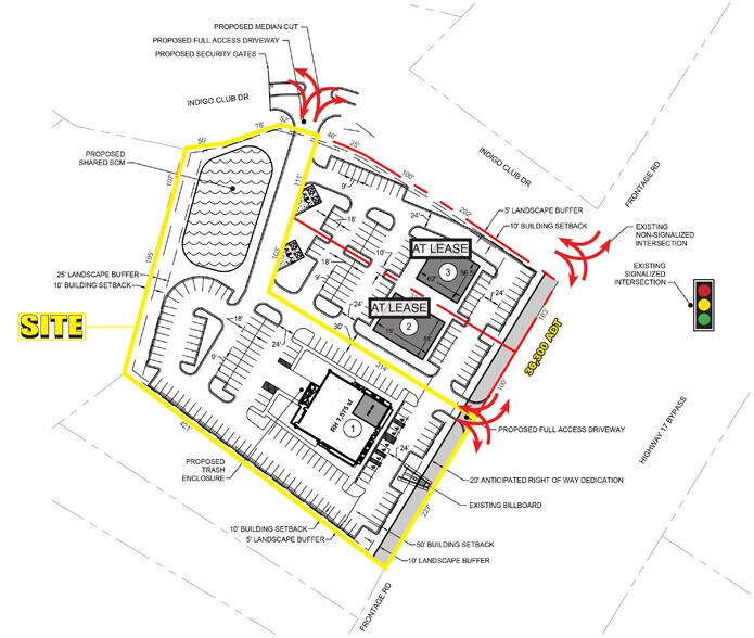 11500 Highway 17 Byp, Murrells Inlet, SC for lease - Site Plan - Image 1 of 3