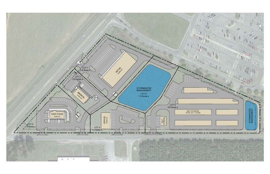 S Alabama Ave, Monroeville, AL à vendre - Plan de site - Image 2 de 3