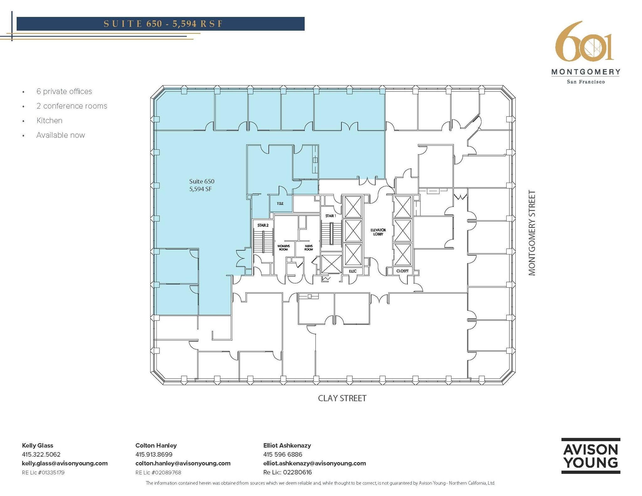 601 Montgomery St, San Francisco, CA for lease Floor Plan- Image 1 of 1