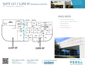 1551-1555 Bond St, Naperville, IL for lease Floor Plan- Image 2 of 2