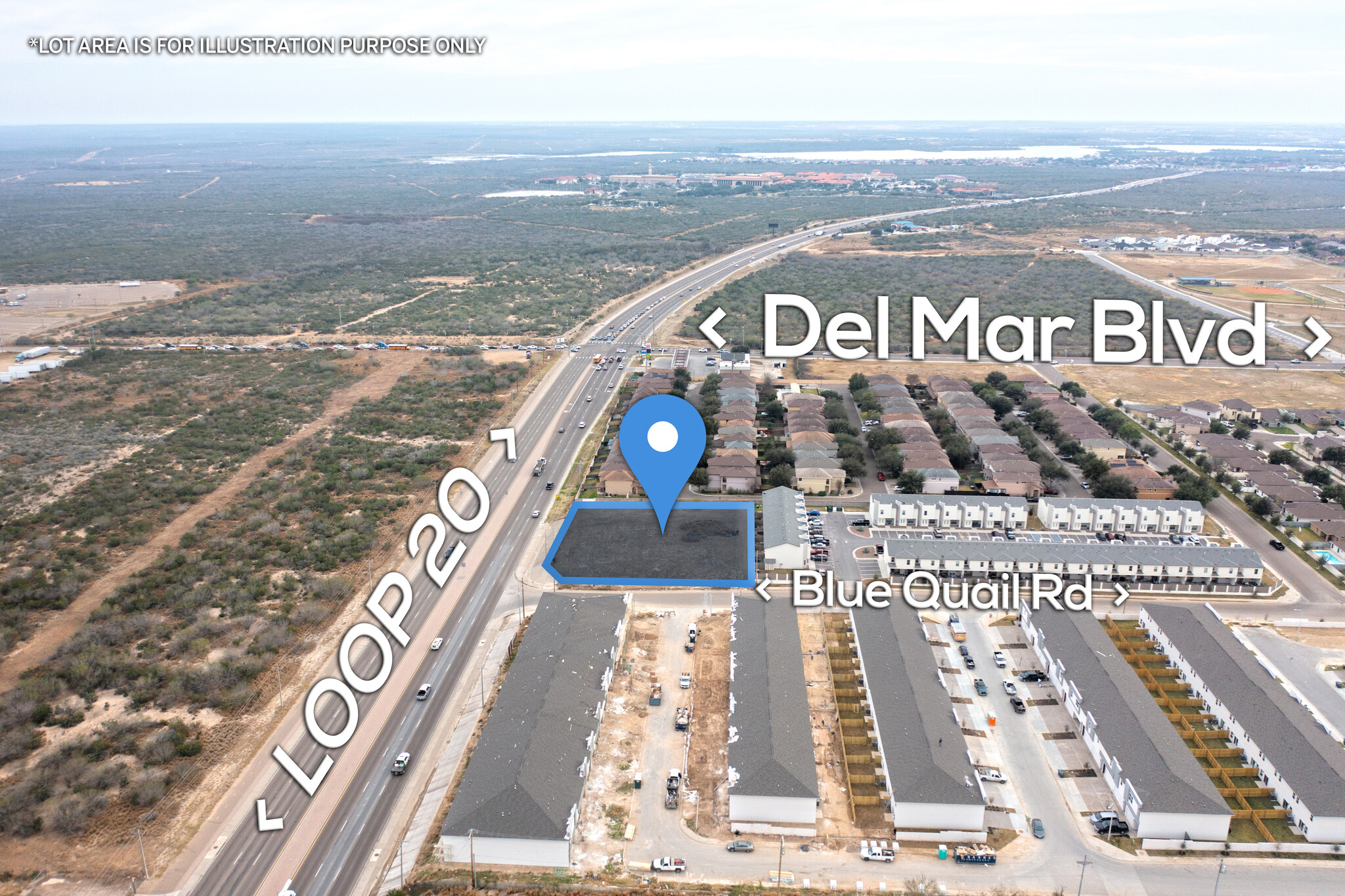 4110 Blue Quail, Laredo, TX for sale Aerial- Image 1 of 1