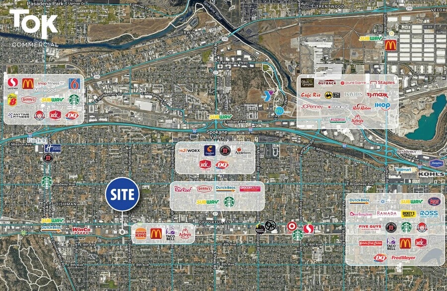 10600-10614 E Sprague Ave, Spokane, WA à louer - Plan de site - Image 3 de 3