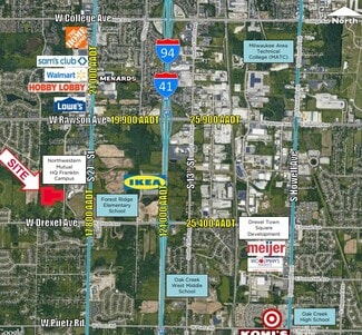 More details for 7705 S 31st St, Franklin, WI - Land for Sale