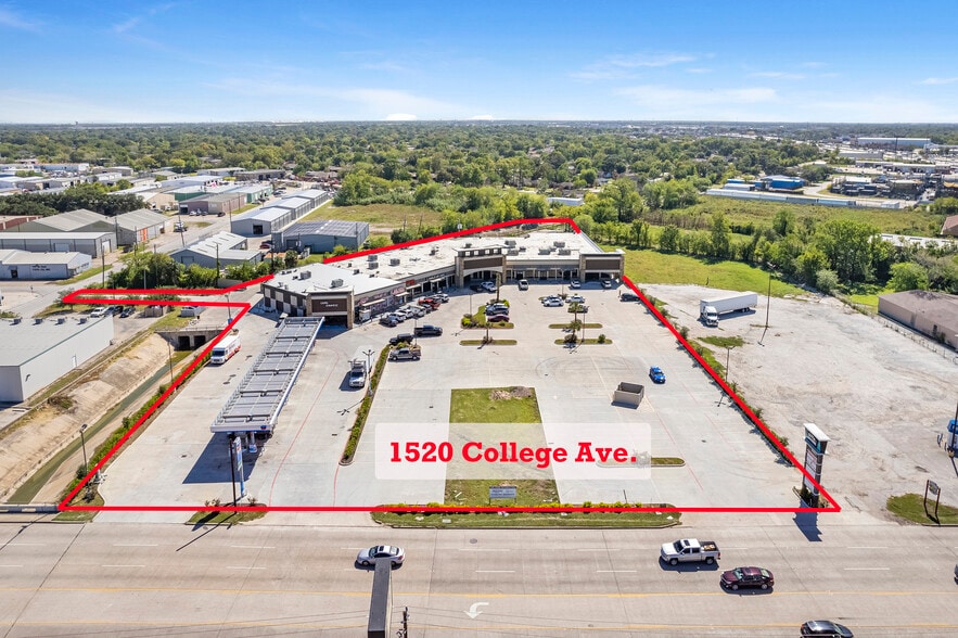1520 College Ave, South Houston, TX for lease - Aerial - Image 1 of 21