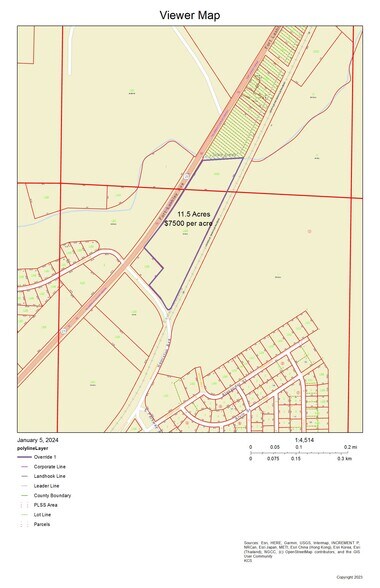 Hwy 21 South, Talladega, AL for sale - Plat Map - Image 2 of 2