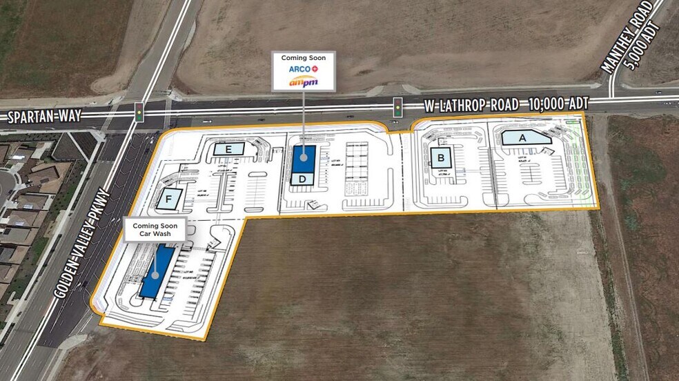 529 Lathrop Rd, Lathrop, CA à louer - Plan de site - Image 2 de 3