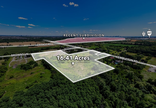 Plus de détails pour 2696 Embleton Rd, Brampton, ON - Terrain à vendre