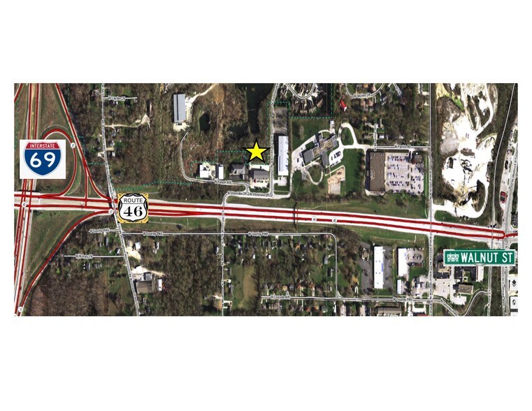 1805 N Stonelake Dr, Bloomington, IN à vendre - Aérien - Image 1 de 1