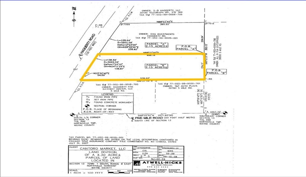 15550 Haggerty Rd, Northville, MI for sale - Site Plan - Image 2 of 2