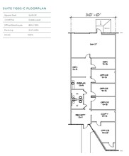 11000-11006 Metric Blvd, Austin, TX à louer Plan d  tage- Image 1 de 1