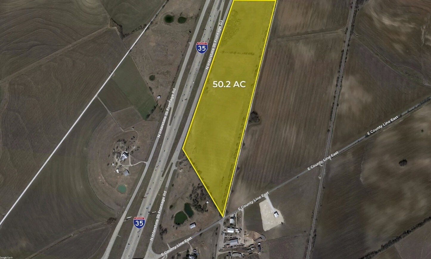 Frontage Rd, Abbott, TX for sale Aerial- Image 1 of 5