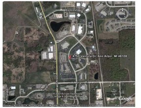 4750 Venture Dr, Ann Arbor, MI - aerial  map view