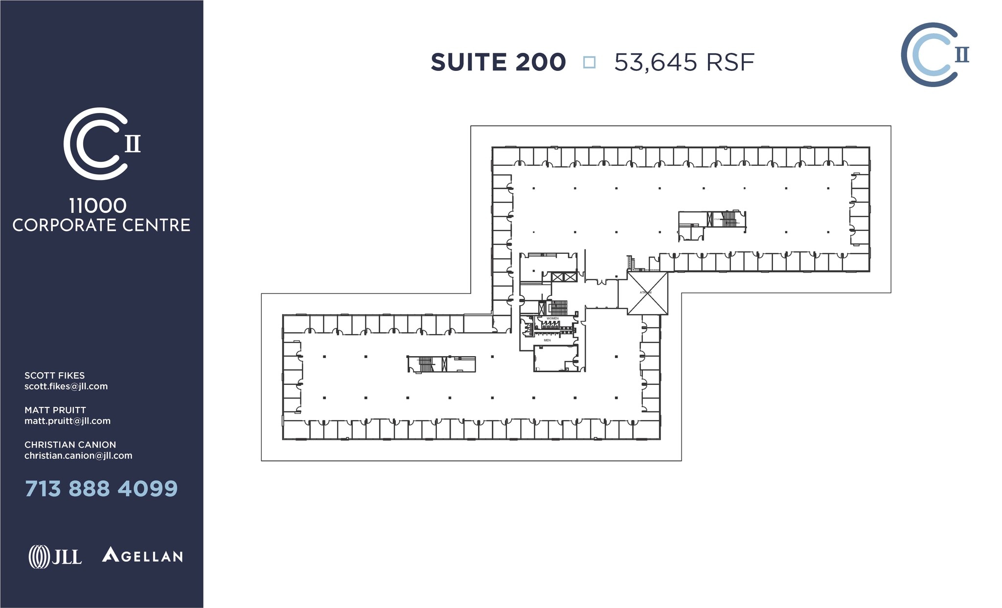 11000 Corporate Centre Dr, Houston, TX for lease Floor Plan- Image 1 of 2