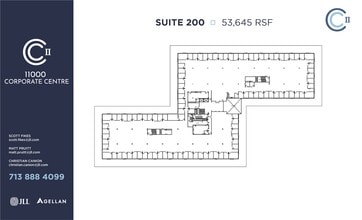 11000 Corporate Centre Dr, Houston, TX for lease Floor Plan- Image 1 of 2