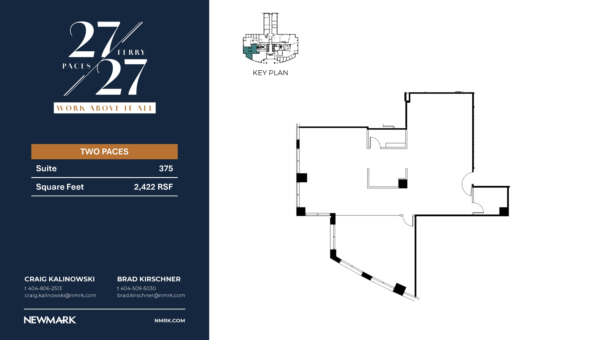 2727 Paces Ferry Rd SE, Atlanta, GA à louer Plan d’étage- Image 1 de 1