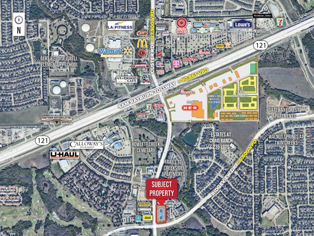 NEQ Ridgeview & Custer, Allen, TX for lease - Primary Photo - Image 1 of 4