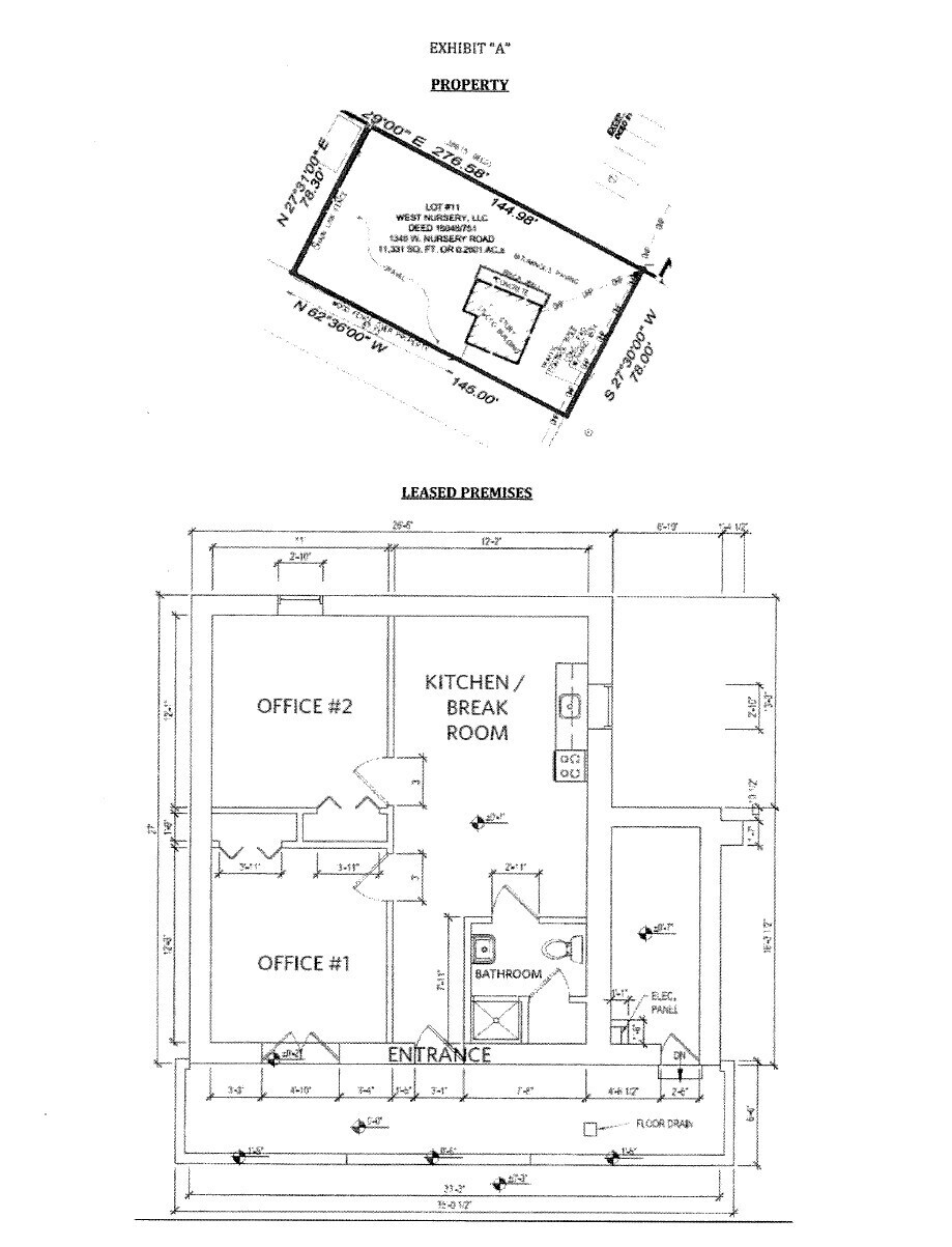 1348 W Nursery Rd, Linthicum, MD à louer Plan d’étage- Image 1 de 1