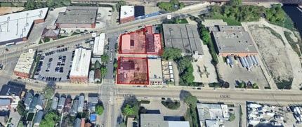 1825 S Kinnickinnic Ave, Milwaukee, WI - AERIAL map view