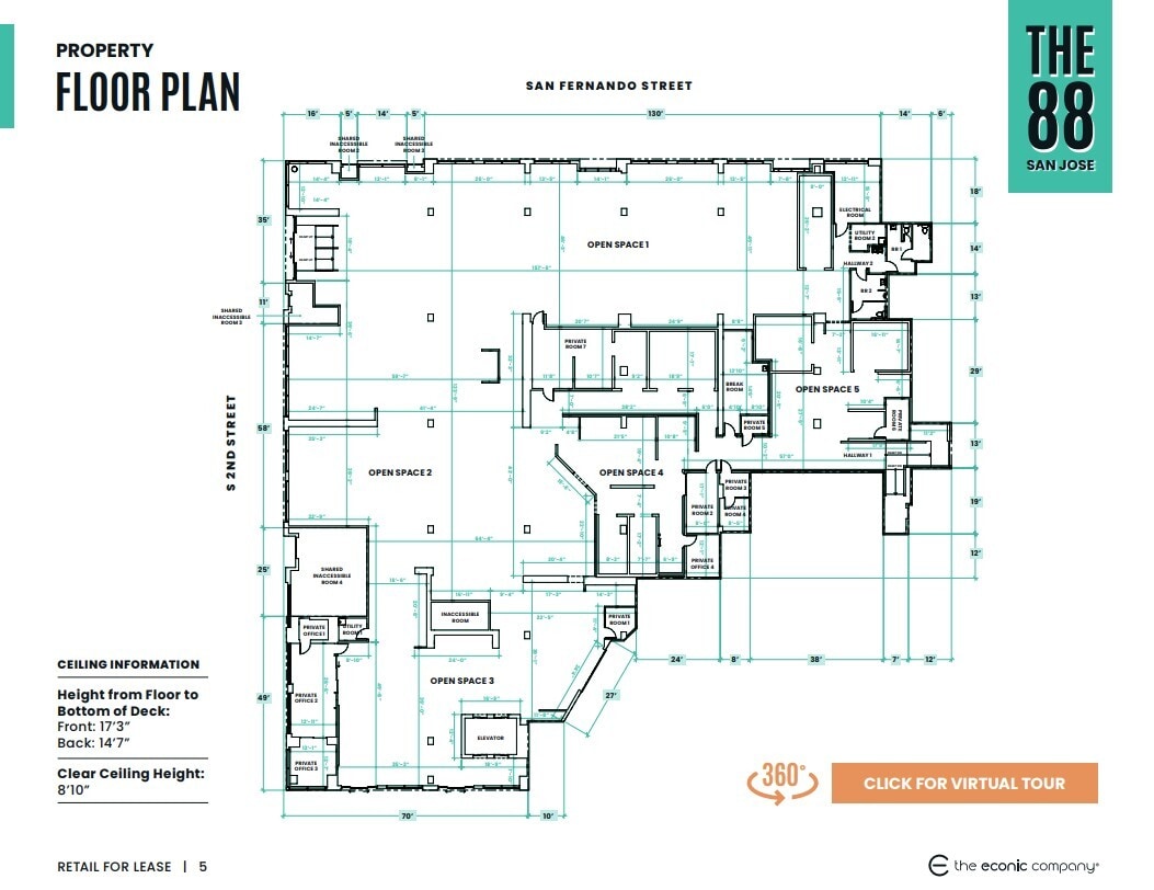 100 S 2nd St, San Jose, CA for lease Floor Plan- Image 1 of 1