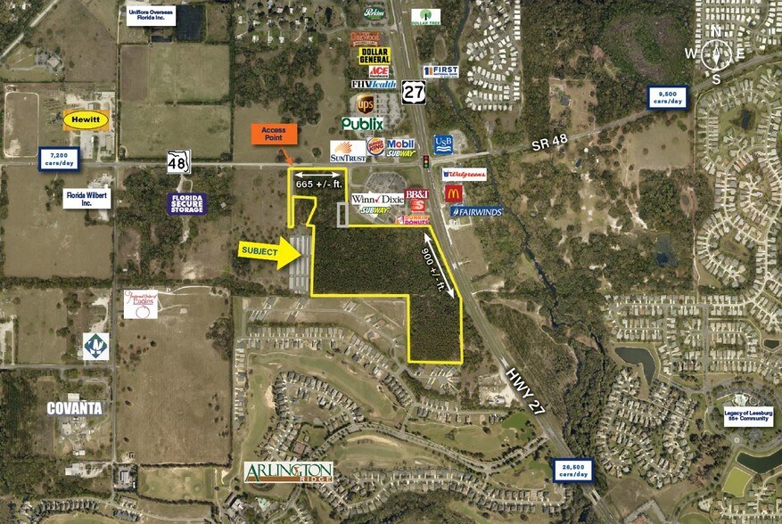 Hwy 27 S. at SR 48, Okahumpka, FL à vendre - Aérien - Image 2 de 11