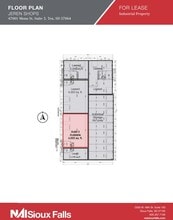 47001 Mona St, Tea, SD for lease Floor Plan- Image 1 of 1