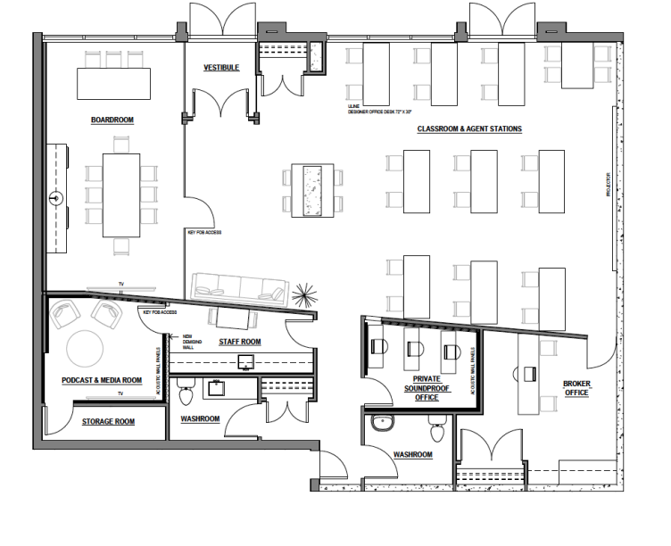 11969 Jasper Ave, Edmonton, AB à louer Plan d  tage- Image 1 de 1