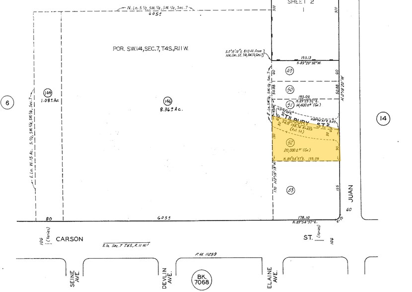 21639 Juan Ave, Hawaiian Gardens, CA à vendre - Plan cadastral - Image 1 de 1