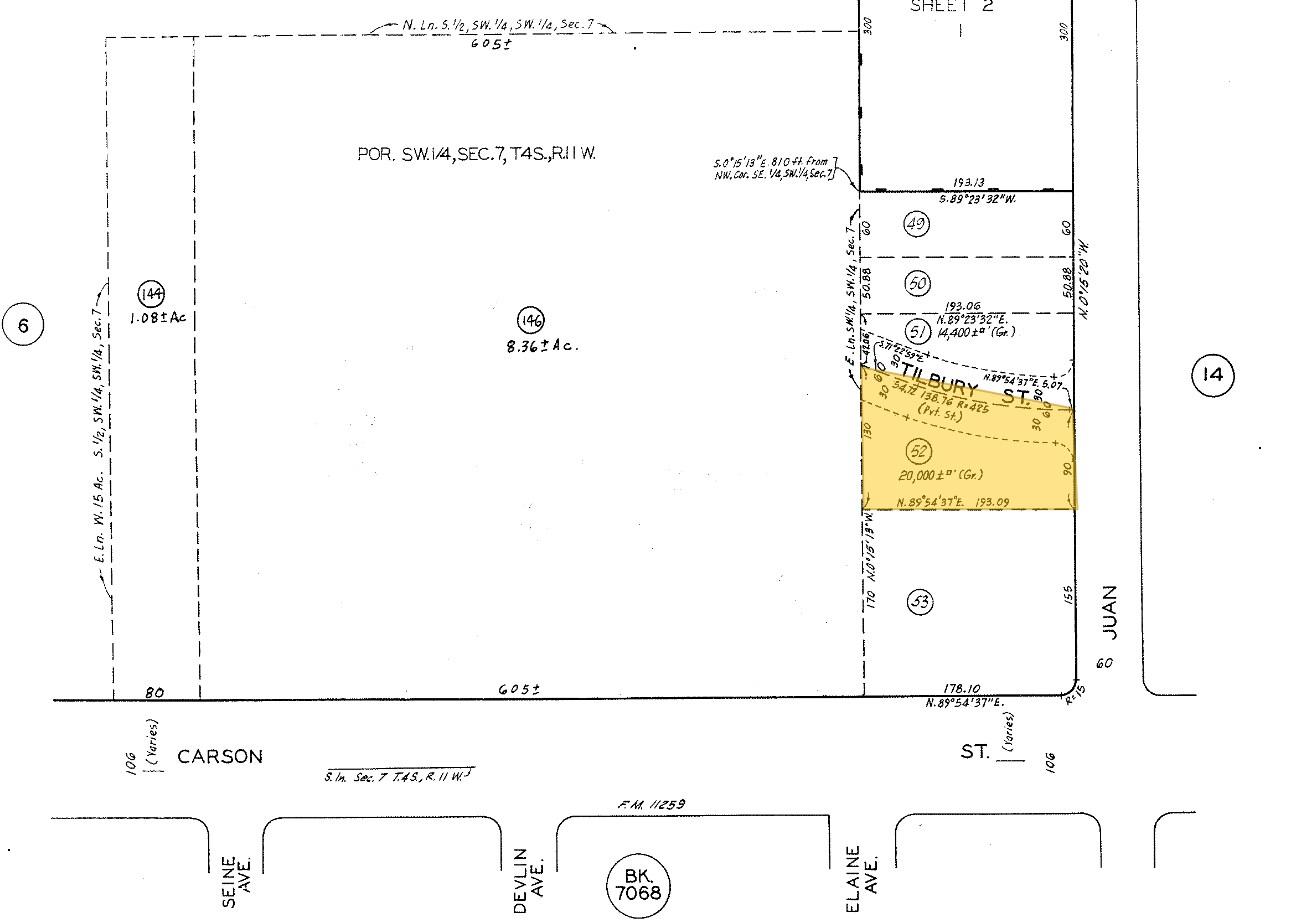 21639 Juan Ave, Hawaiian Gardens, CA for sale Plat Map- Image 1 of 2