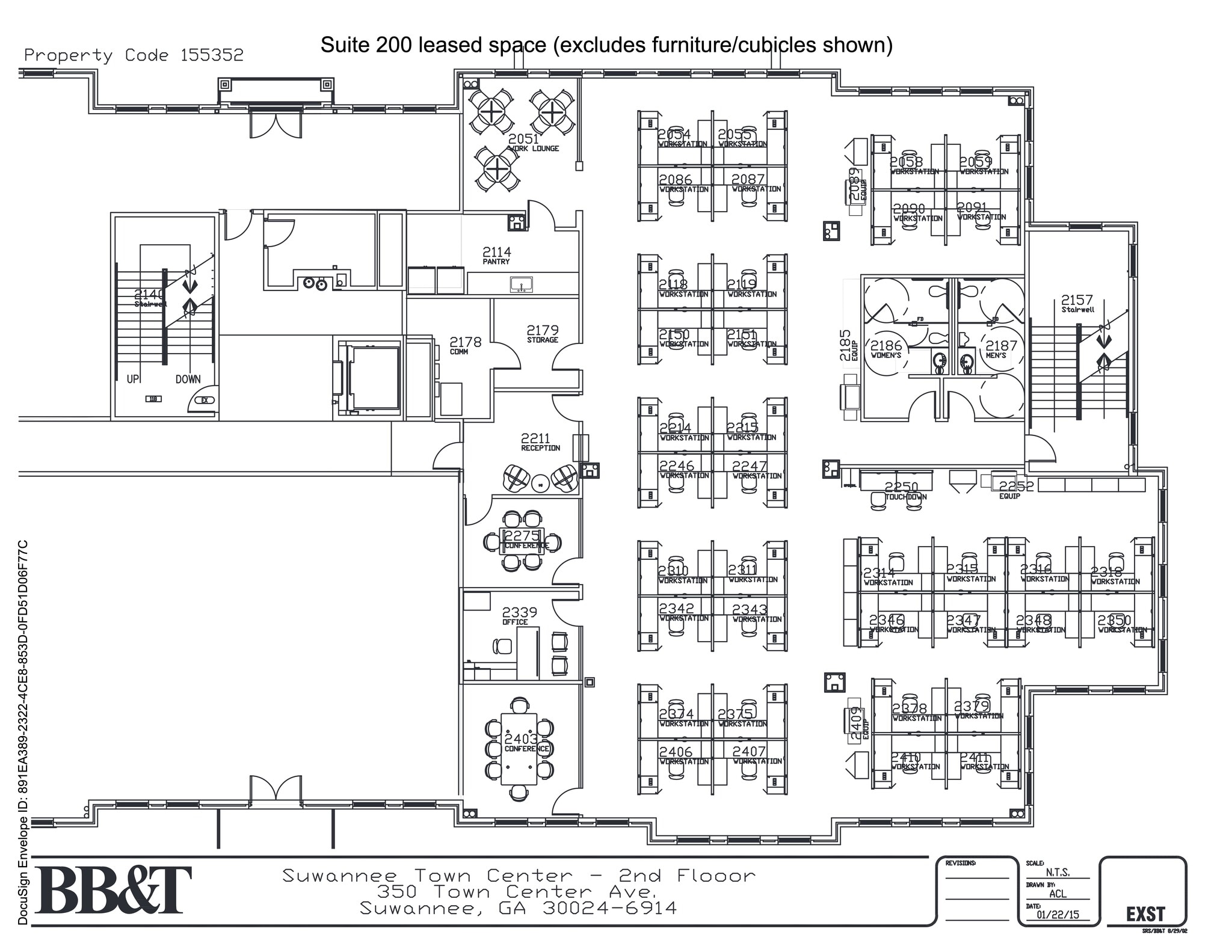 350 Town Center Ave, Suwanee, GA à louer Plan de site- Image 1 de 9