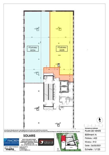 Bureau dans Rennes à vendre - Plan d’étage - Image 2 de 2