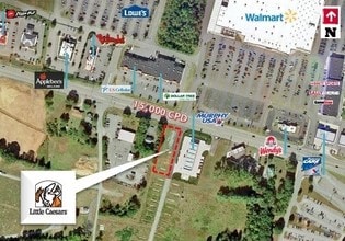 3508 Old Halifax Rd, South Boston, VA - Aerial  map view