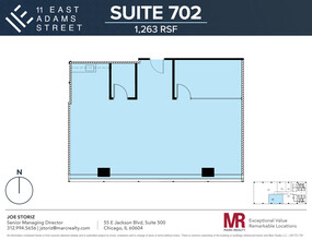 11 E Adams St, Chicago, IL for lease Floor Plan- Image 1 of 5