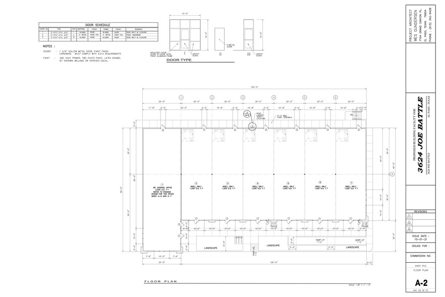 3624 Joe Battle Blvd, El Paso, TX à louer - Plan de site - Image 1 de 10