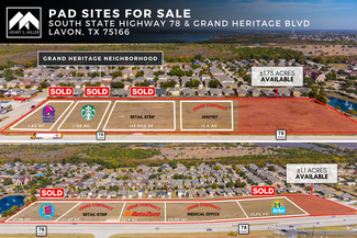 Plus de détails pour S State Highway 78, Lavon, TX - Terrain à vendre