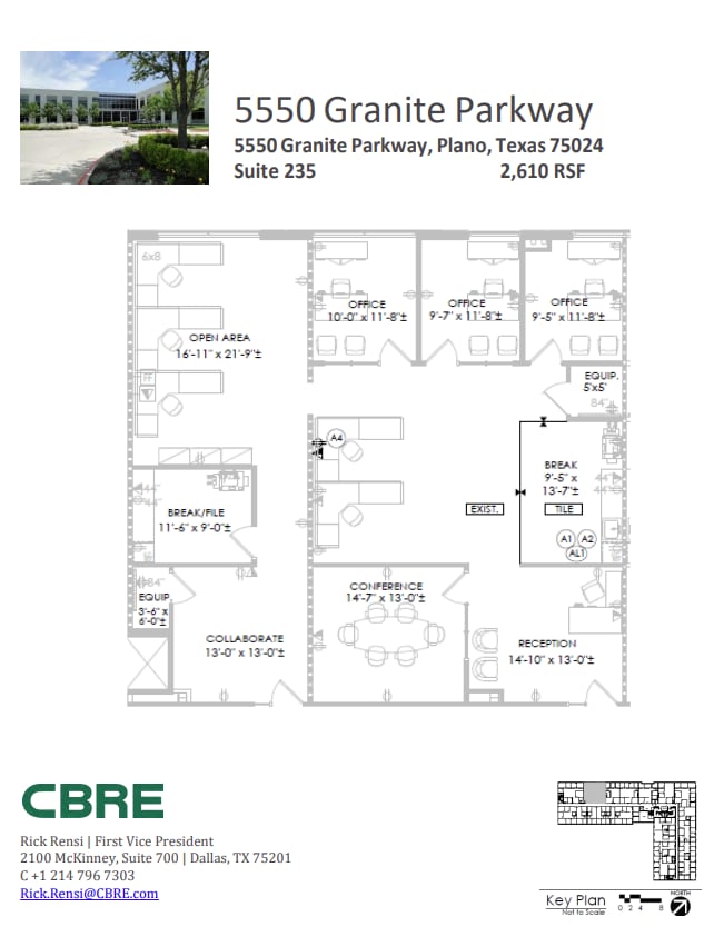 5550 Granite Pky, Plano, TX for lease Floor Plan- Image 1 of 1
