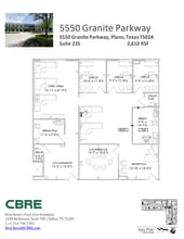 5550 Granite Pky, Plano, TX for lease Floor Plan- Image 1 of 1