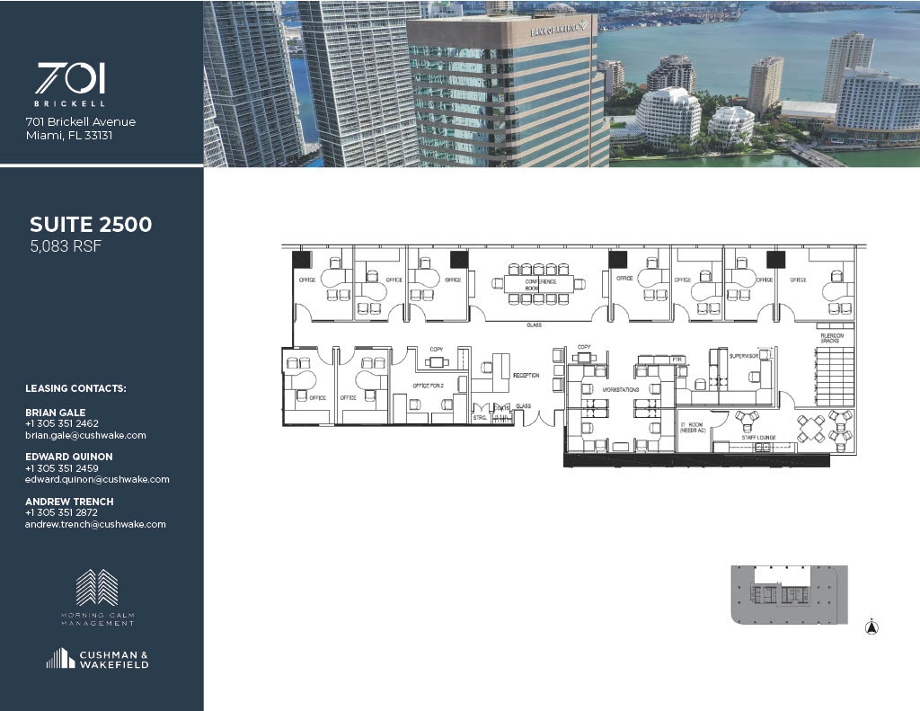 701 Brickell Ave, Miami, FL for lease Floor Plan- Image 1 of 1
