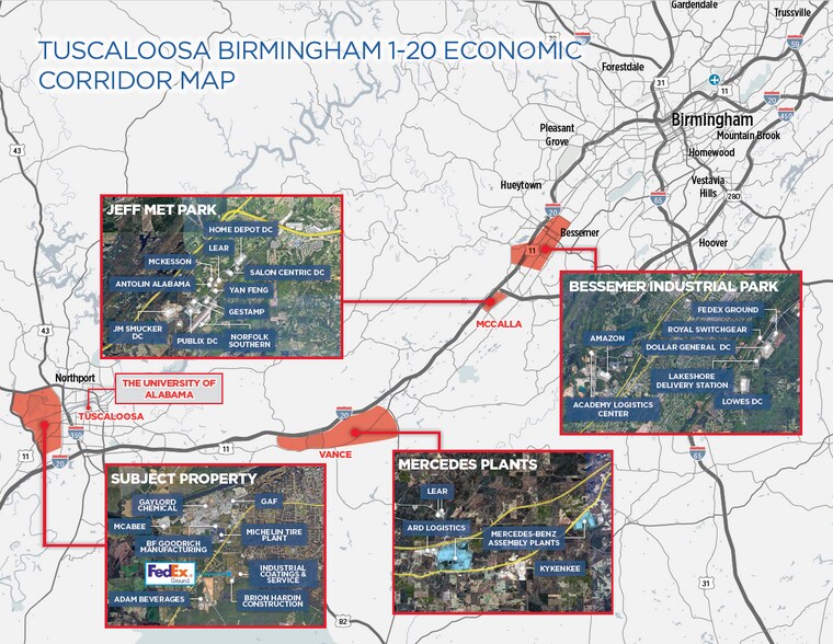 3606 Fosters Industrial Dr, Tuscaloosa, AL à vendre - Photo du bâtiment - Image 3 de 5