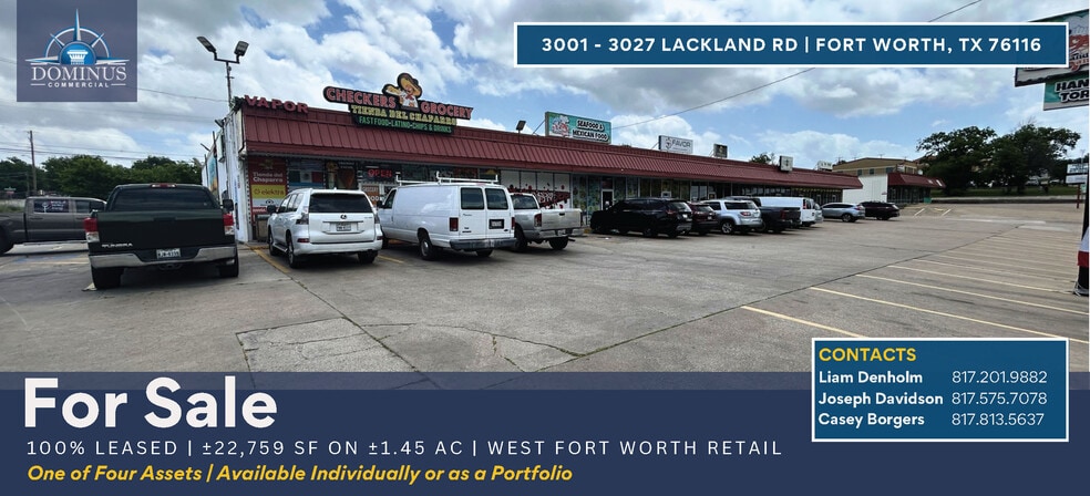 3001-3027 Lackland Rd, Fort Worth, TX à vendre - Photo du bâtiment - Image 3 de 14