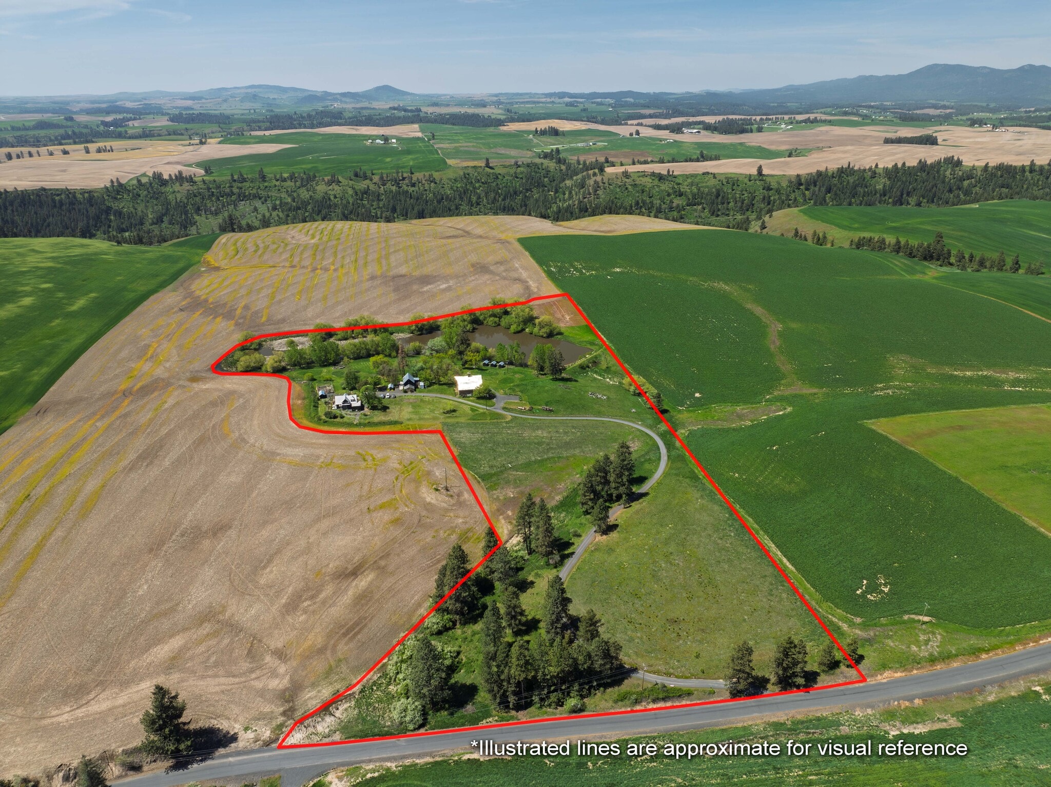 1611 Little Bear Ridge Rd, Troy, ID for sale Aerial- Image 1 of 36