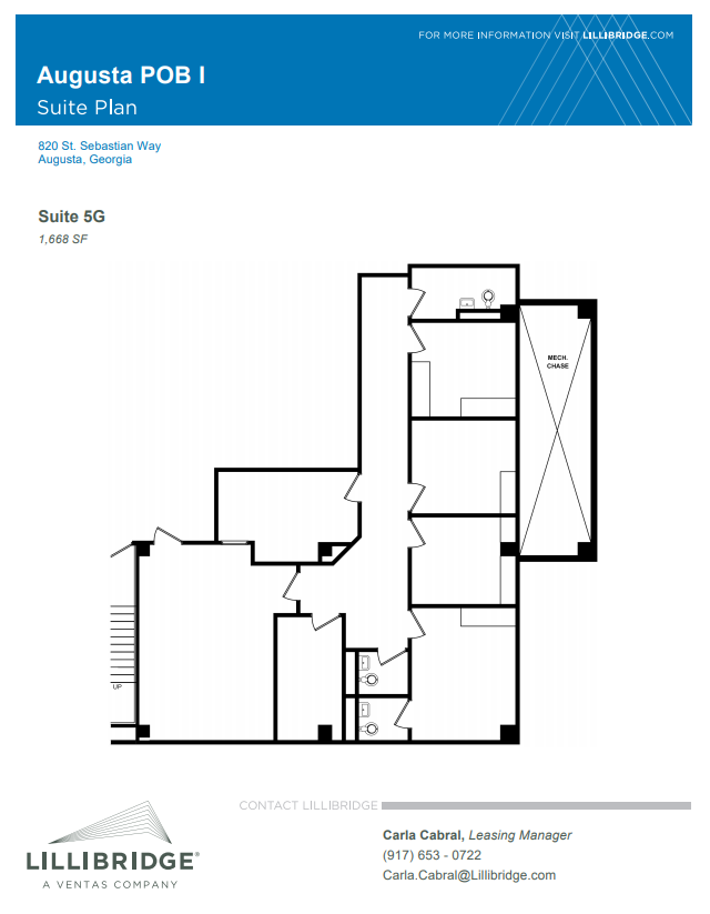 818 St Sebastian Way, Augusta, GA for lease Floor Plan- Image 1 of 1