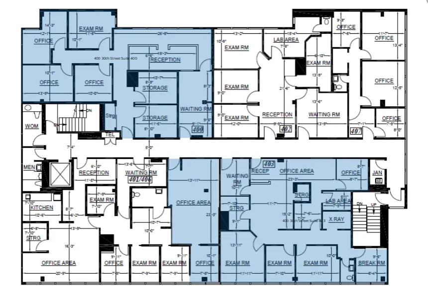400 30th St, Oakland, CA for lease Floor Plan- Image 1 of 1