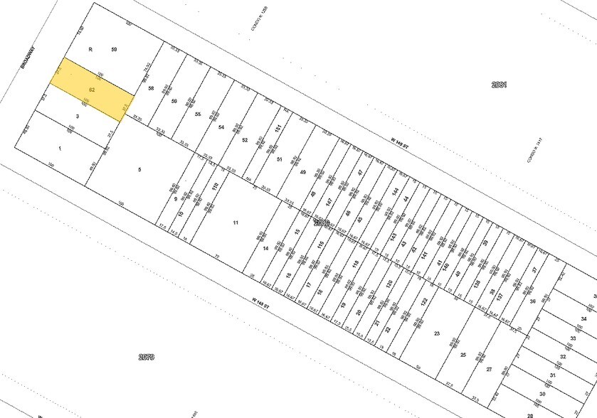 3608-3610 Broadway, New York, NY for sale - Plat Map - Image 3 of 3