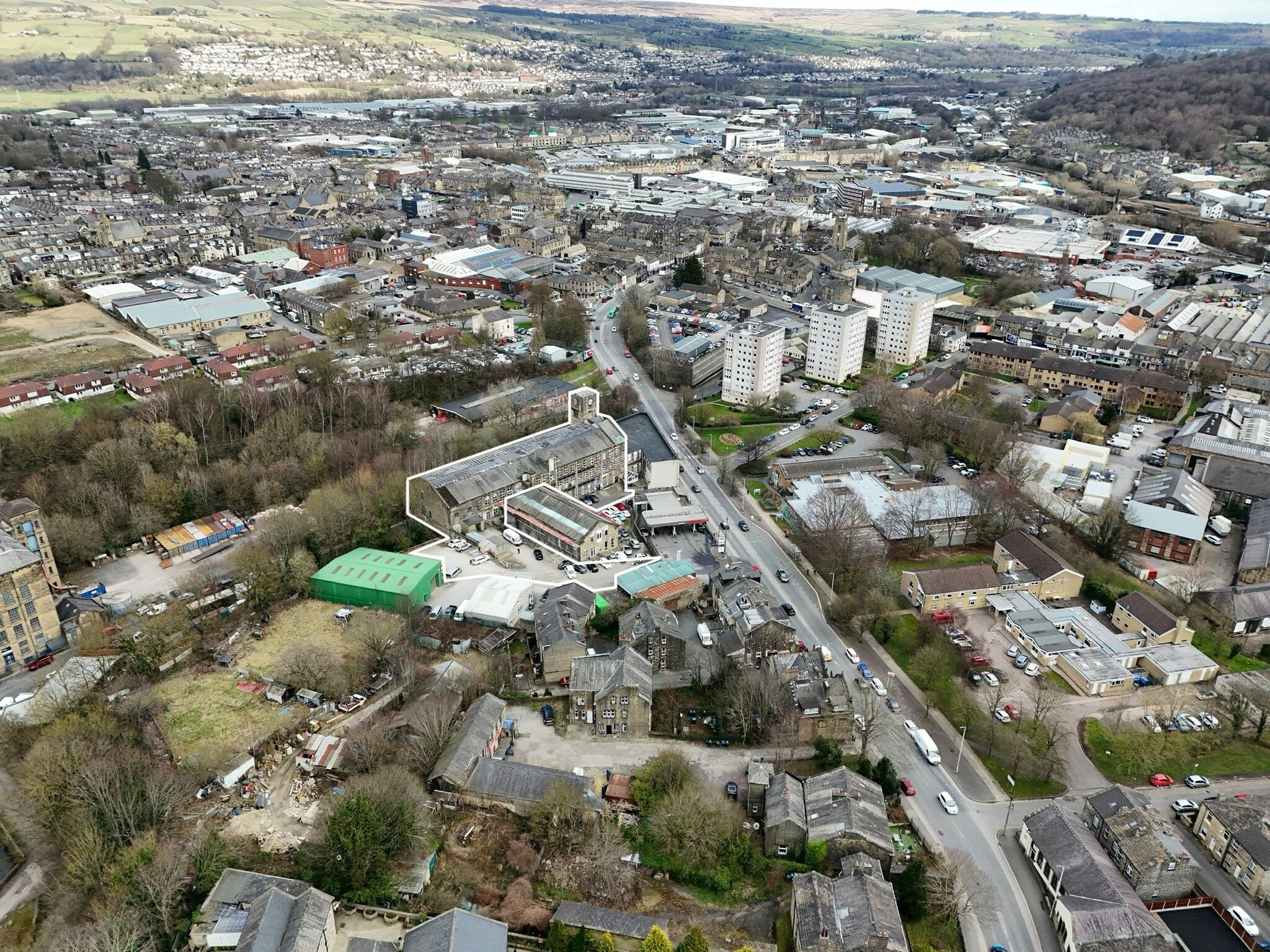 Oakworth Rd, Keighley for sale Aerial- Image 1 of 6