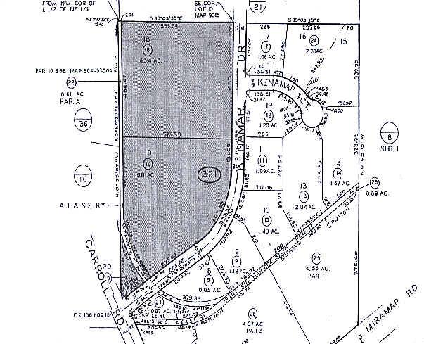 9040 Kenamar Dr, San Diego, CA à louer - Plan cadastral - Image 3 de 3