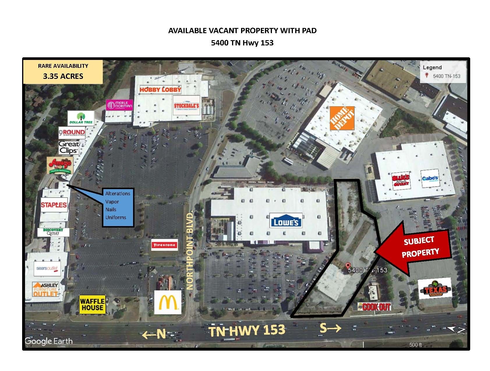 5400 Tn-153, Hixson, TN à vendre Photo du bâtiment- Image 1 de 3