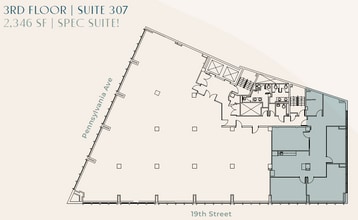 1901 Pennsylvania Ave NW, Washington, DC for lease Floor Plan- Image 1 of 4